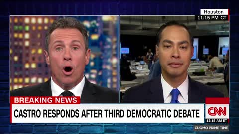 Chris Cuomo questions Julian Castro about attack on Biden