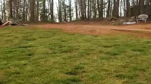 Go kart in slow mo