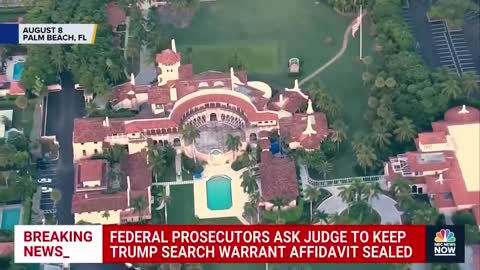 Federal Prosecutors Ask To Keep Trump Search Warrant Affidavit Sealed