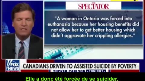 Tucker Carlson - Canada - euthanasie