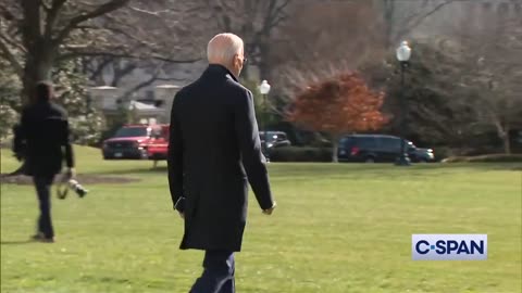 Biden Books It Across The White House Lawn While Trying To Avoid Questions About The Border Crisis