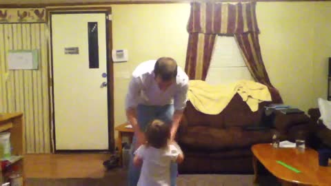 Emma and Daddy dancing #1