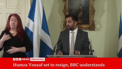 Pathetic race baiting scumbag Humza Yousaf resigns as Scotland's first minister.