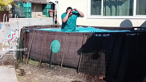 Shadow Boxing In Pool!