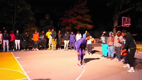 I love playing basketball with my friends at night