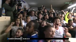 Kids at Benzema's first club Reaction to him winning the Ballon d Or