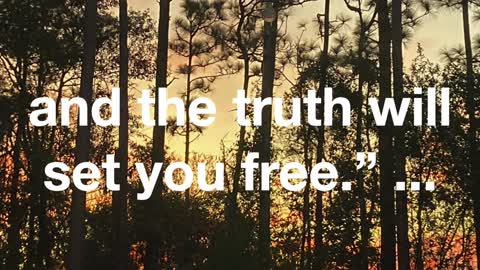 The Son Will Set You Free, Truth Will Set You Free. John 8:31-36