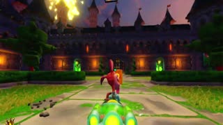 Crash Team Racing Nitro Fueled - Nitro Court Crystal Grab Gameplay