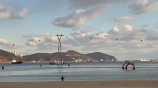 Ocean View in Busan, South Korea