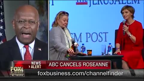 Herman Cain: ABC was 'looking for a reason' to cancel hit show "Roseanne"