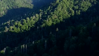 View from chimney rock smokey mountain