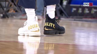 LeBron James Trolls Trump With His New 'Equality Shoes'