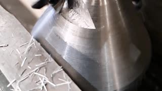 Super slow motion milling aluminium