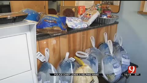 Police Chief Surprises Shoplifter In Need With Special Thanksgiving!