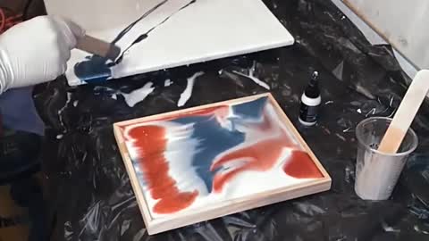 USA epoxy wall art