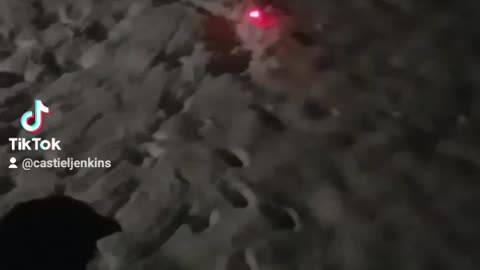 Chasing dots in the snow