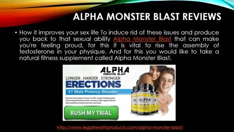 Alpha Monster Blast Where to Buy and Free Trial