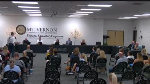 Indiana Dr Dan Stock Educates Mt. Vernon School Board COVID narrative