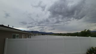 Wild SW UT weather Thunder rain