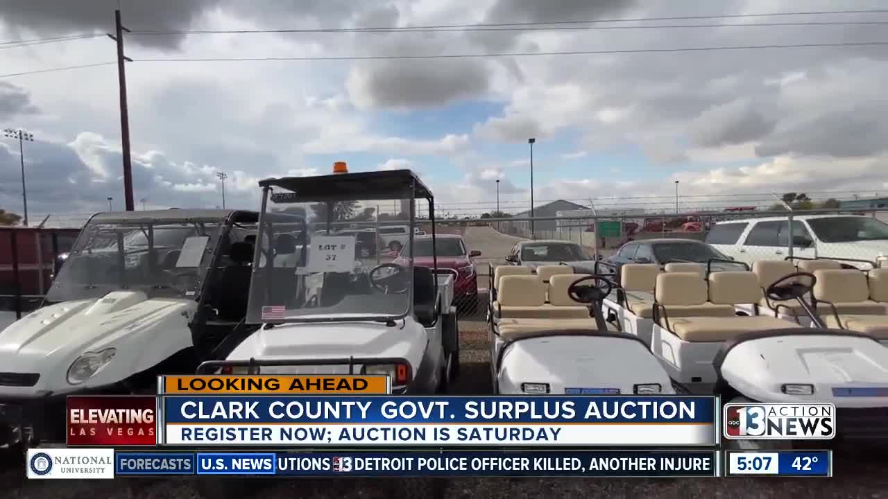 Clark County auction happening Saturday