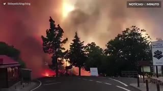 Ilha Grã Canaria devastada por incêndios florestais