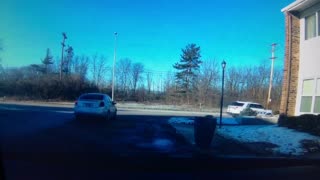 Car Pummelled by Paramedic at Intersection