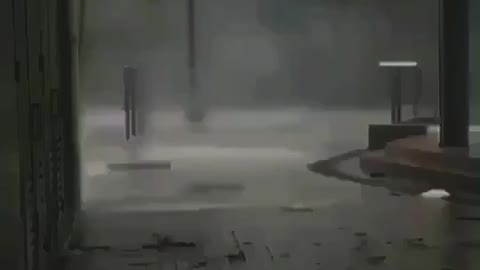 a strong typhoon