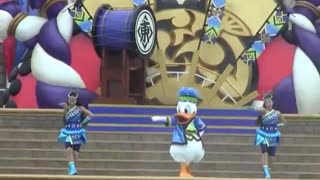 Special MR Duck Perform Special Show On Stage