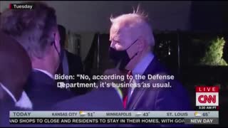 Biden Laughs Off North Korea's First Missile Test Of His Administration