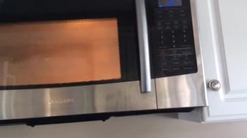 Girl Starts Fire In Microwave, Frustrated Dad Tries Not To Cuss