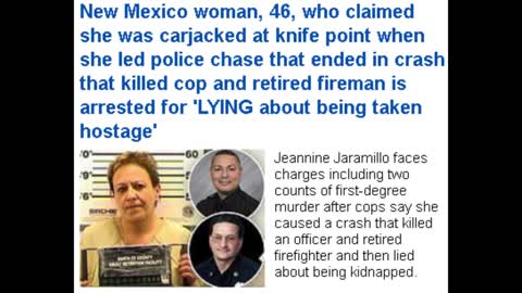New Mexico Woman Who Claimed She was Carjacked During High-Speed Chase that Ends Tragically.