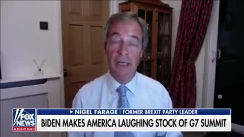 Biden "was walked over by the French and the Germans", Nigel Farage.