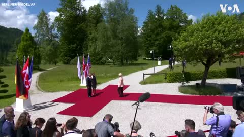 Biden and G-7 leaders arrive to G-7 summit in Elmau , GERMANY