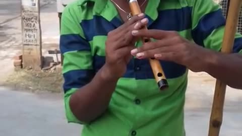 Poor flute seller talent