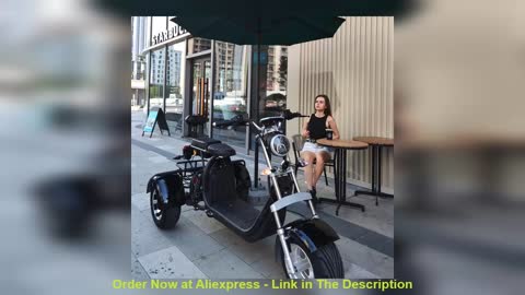 ✨ Citycoco Adult Fat Tire Electric 3 Wheel Scooter Max Speed 45KM/H 1500W Powerful Motor Max Load