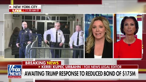 BREAHING NEWS...Appeals court slashes Trump's bond to $175 million in civil fraud case
