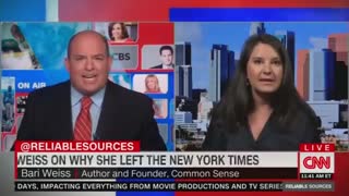 Bari Weiss teaches CNN's Brian Stelter a lesson to remember