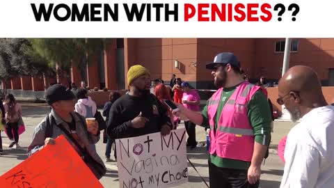 THIRD TERM ABORTIONS AND WOMEN WITH PENISES? | LA WOMEN'S MARCHERS ARE ON ONE