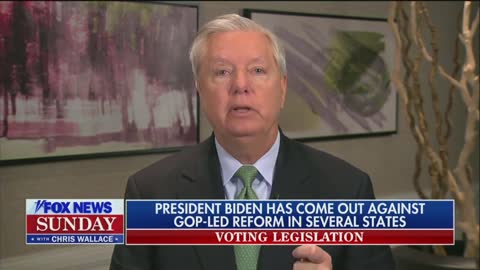 Lindsey Graham Bashes Biden Criticism Of Georgia Voting Law