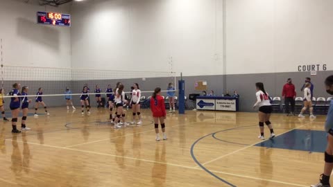 Courts 4 Sports 15A Tourney (Feb 28th) - Gold Semi-Finals - Day Jr Blue - Set 2