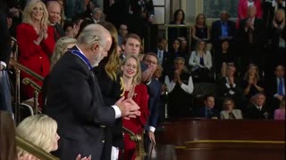 Rush Limbaugh awarded Presidential Medal of Honor at State of the Union address