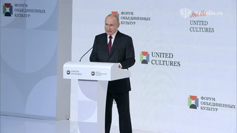 V.V. Putin in IX St. Petersburg International Cultural Forum - Forum of United Cultures