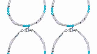 Pink opal rondle beads and faceted Amazonite beads 925 silver jewelry full strand 8inch