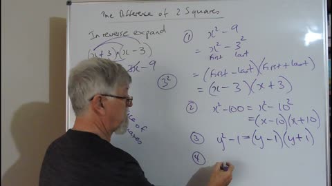 Math Factorising Set B 05 Trinomials The Difference of 2 Squares Factorisation Mostly for Years 10 and 11 Mostly for Years/Grade 10 and 11