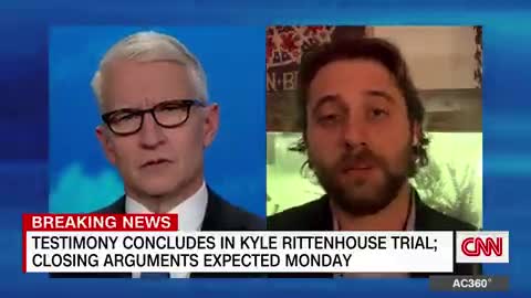 Gabe Grosskreutz speaks to Anderson Cooper after testifying in Kyle Rittenhouse trial