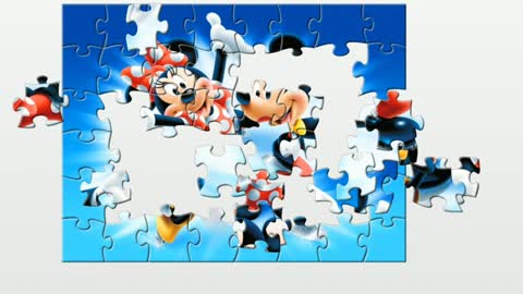 Puzzle. Mickey Mouse.
