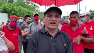 Comunidad protesta en Girón, denuncian abandono estatal en plena pandemia de COVID-19