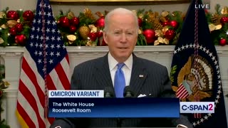 Biden on restricting travel from South Africa
