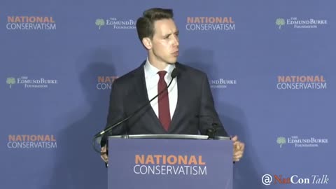 Hawley Calls Out AOC In Speech On 'The Future Of The American Man'