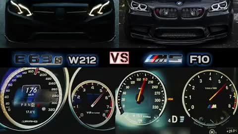 BMW M5F10 VS Mercedes E63s W212 💪